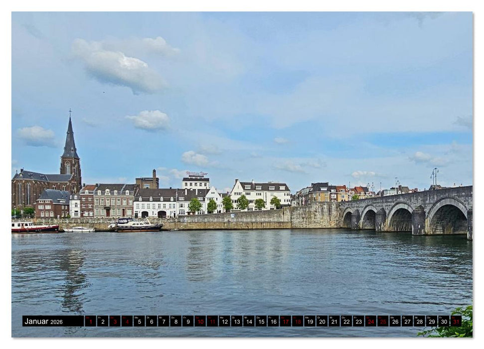 Rundreise kreuz und quer durch Holland und Belgien (CALVENDO Premium Wandkalender 2026)