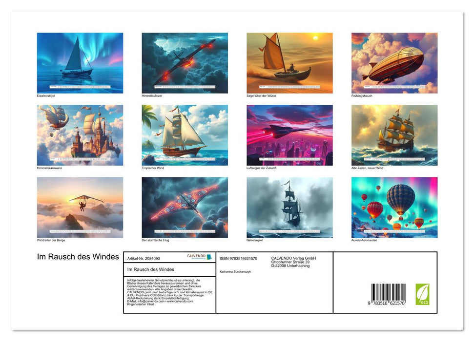 Im Rausch des Windes (CALVENDO Premium Wandkalender 2026)