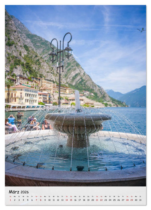 Limone sul Garda - Perle am Westufer des Gardasees (CALVENDO Wandkalender 2026)
