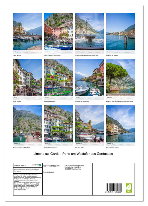 Limone sul Garda - Perle am Westufer des Gardasees (CALVENDO Premium Wandkalender 2026)