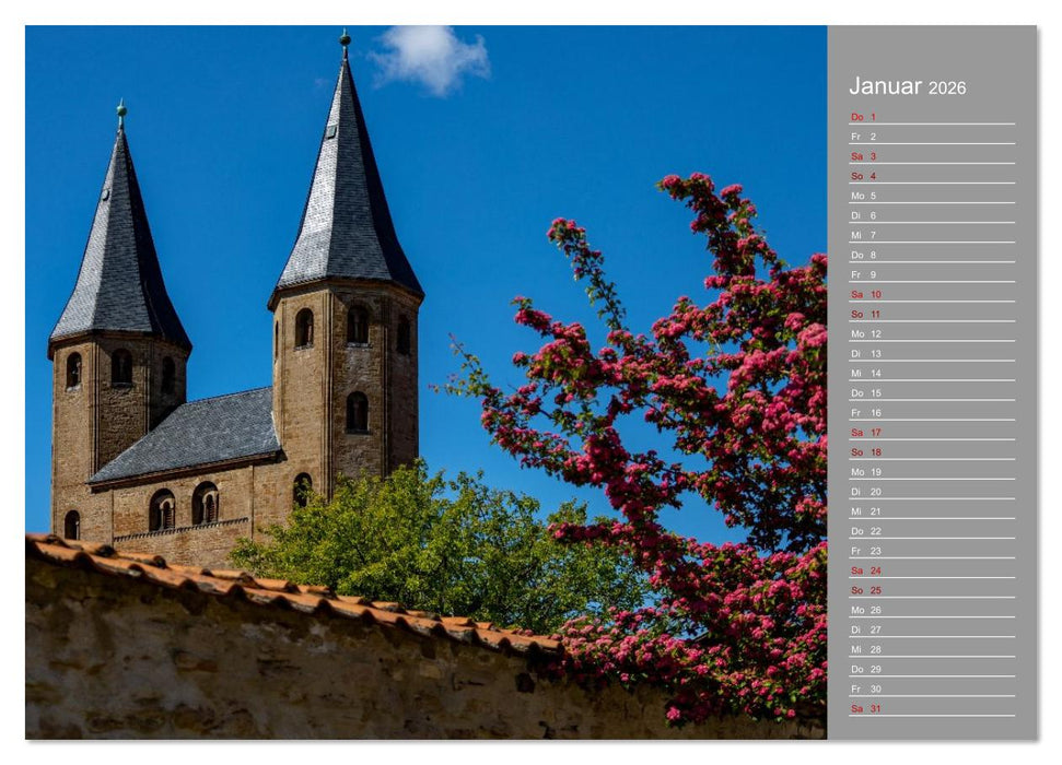 Kloster Drübeck-Ehemalige Harzer Benediktiner-Abtei (CALVENDO Premium Wandkalender 2026)