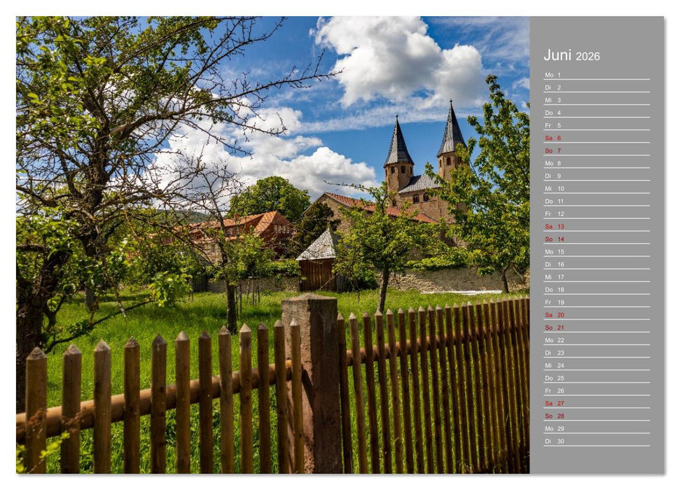 Kloster Drübeck-Ehemalige Harzer Benediktiner-Abtei (CALVENDO Premium Wandkalender 2026)