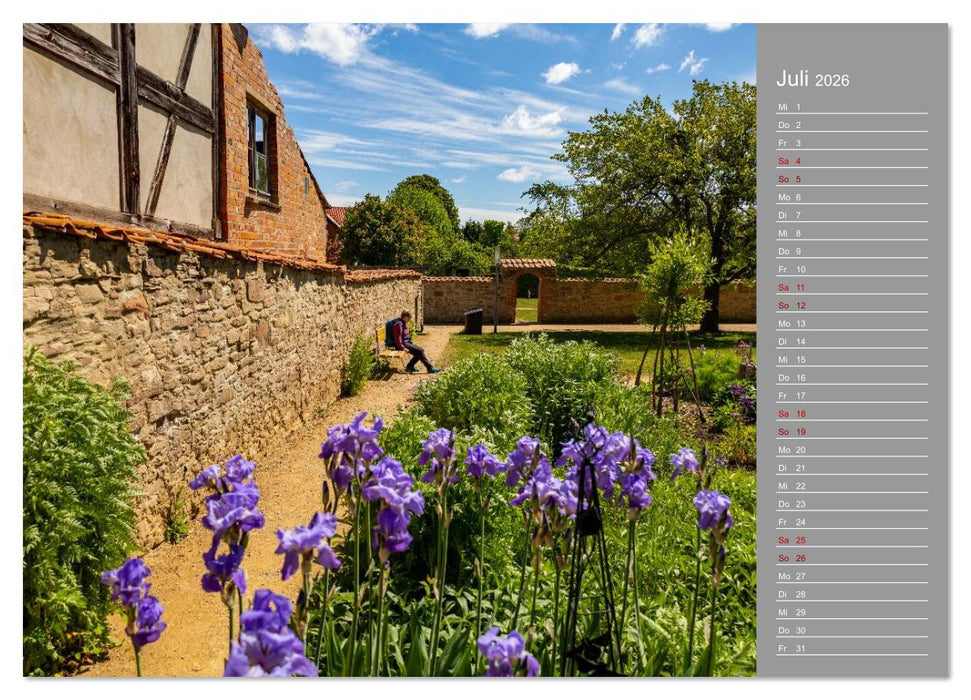 Kloster Drübeck-Ehemalige Harzer Benediktiner-Abtei (CALVENDO Premium Wandkalender 2026)