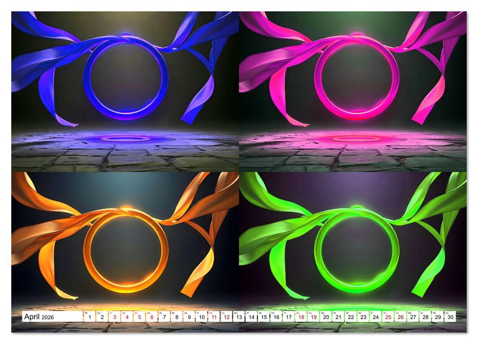 Olympia neu gedacht - Sport als Pop-Art (CALVENDO Wandkalender 2026)