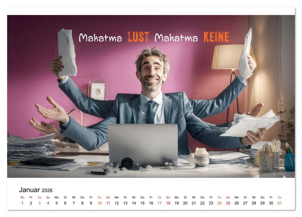 Büro - Kaffee, Chaos, Kollegen (CALVENDO Wandkalender 2026)