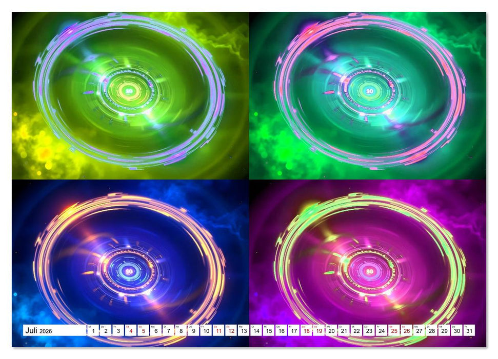 Olympia neu gedacht - Sport als Pop-Art (CALVENDO Premium Wandkalender 2026)