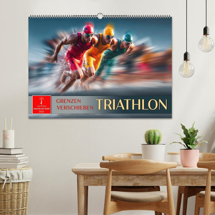 Triathlon - Grenzen verschieben (CALVENDO Wandkalender 2026)