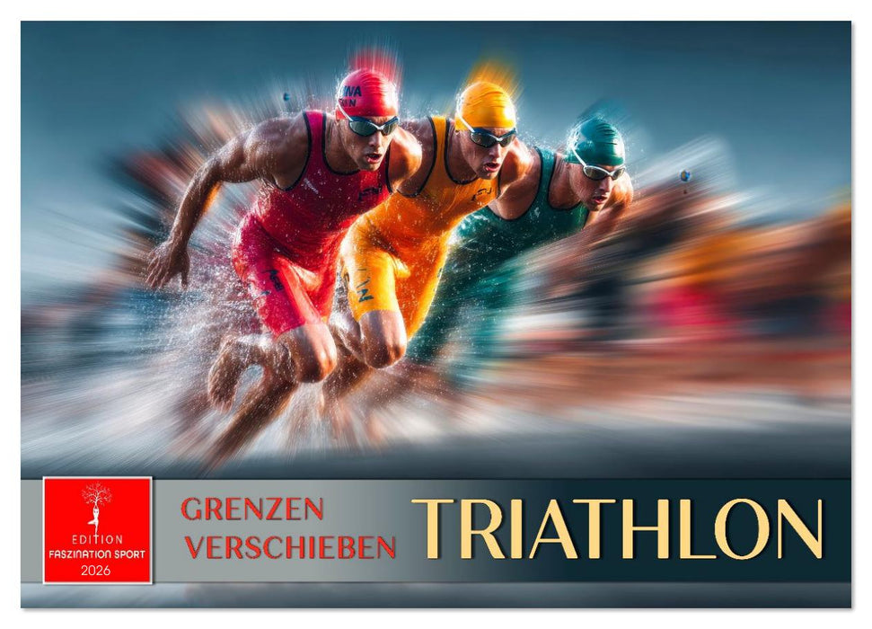Triathlon - Grenzen verschieben (CALVENDO Wandkalender 2026)
