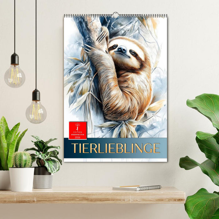 Tierlieblinge (CALVENDO Wandkalender 2026)