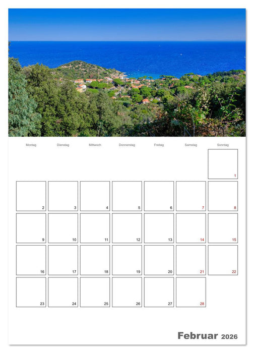 Faszinierendes Elba (CALVENDO Wandkalender 2026)