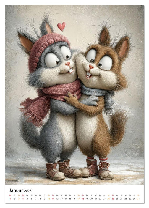 Schatz, ich liebe dich auch (CALVENDO Wandkalender 2026)