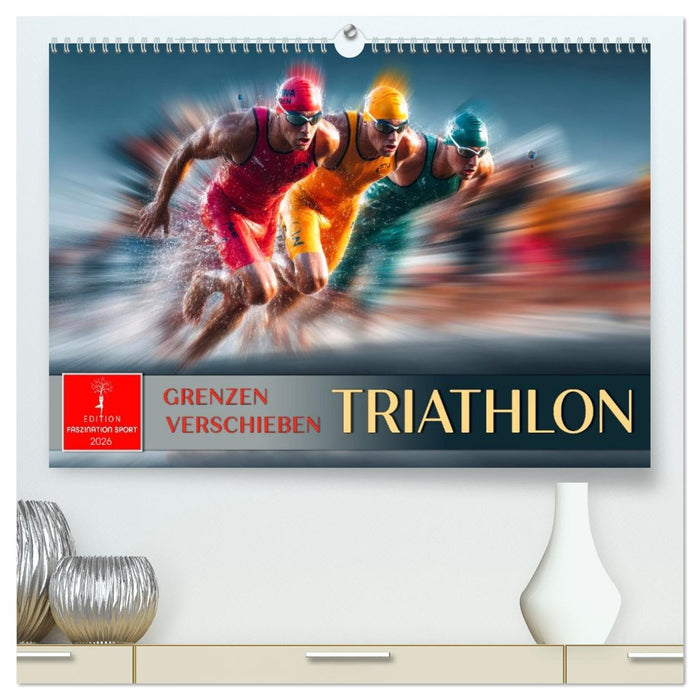 Triathlon - Grenzen verschieben (CALVENDO Premium Wandkalender 2026)