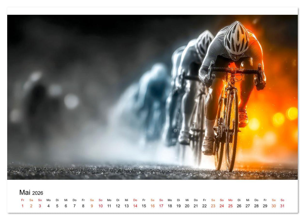Triathlon - Grenzen verschieben (CALVENDO Premium Wandkalender 2026)
