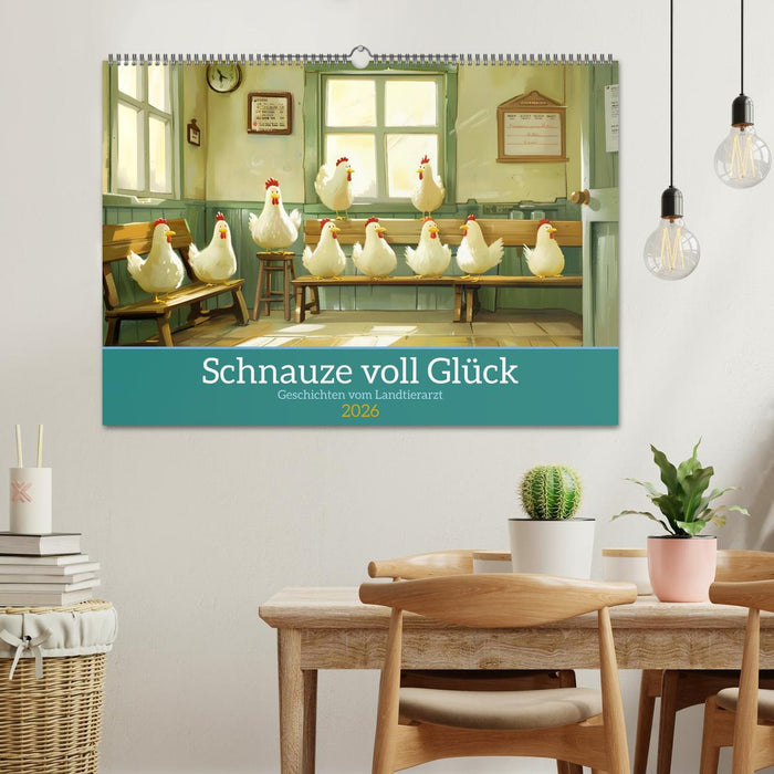 Schnauze voll Glück (CALVENDO Wandkalender 2026)