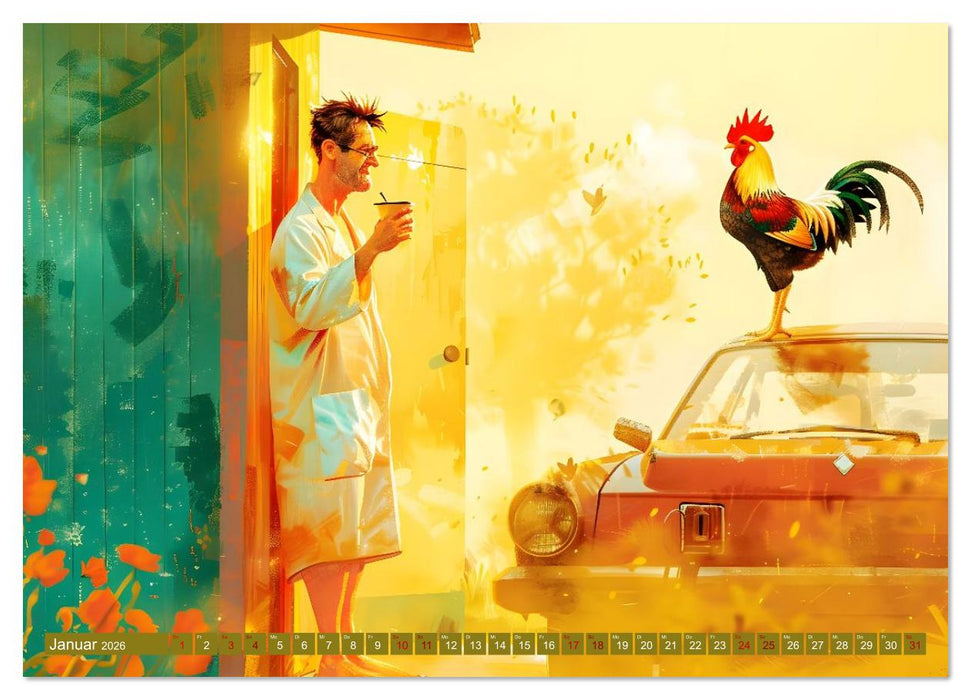 Schnauze voll Glück (CALVENDO Wandkalender 2026)