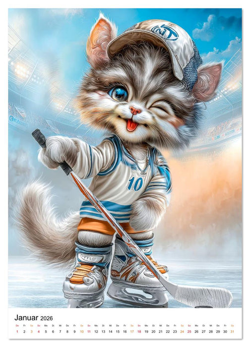 Sport, Gold für die gute Laune (CALVENDO Premium Wandkalender 2026)