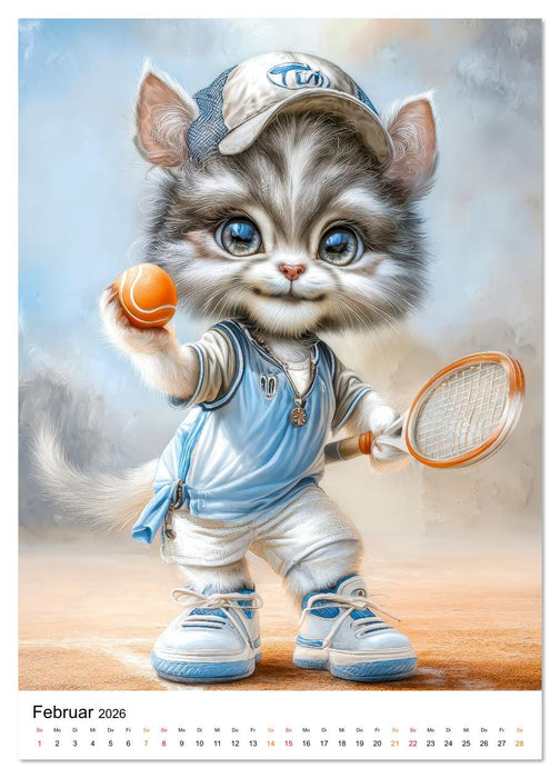 Sport, Gold für die gute Laune (CALVENDO Premium Wandkalender 2026)