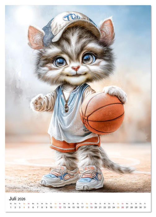 Sport, Gold für die gute Laune (CALVENDO Premium Wandkalender 2026)
