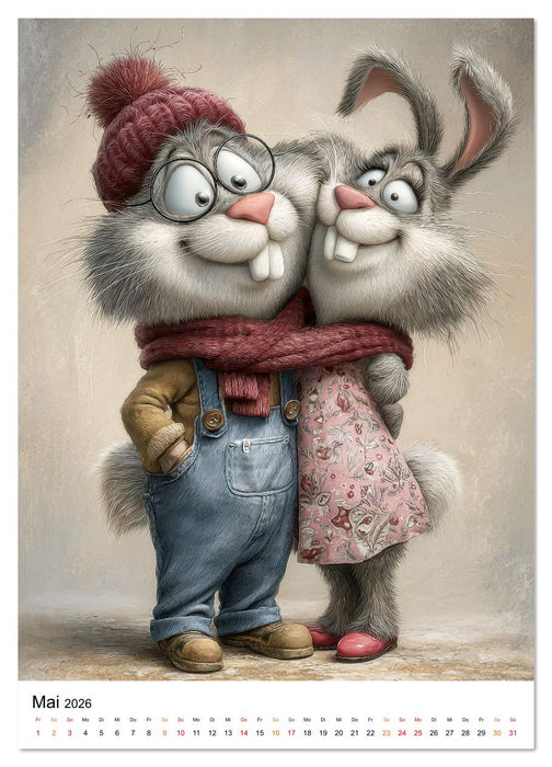 Schatz, ich liebe dich auch (CALVENDO Premium Wandkalender 2026)