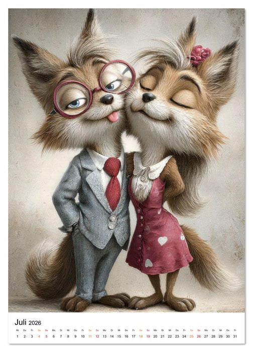 Schatz, ich liebe dich auch (CALVENDO Premium Wandkalender 2026)