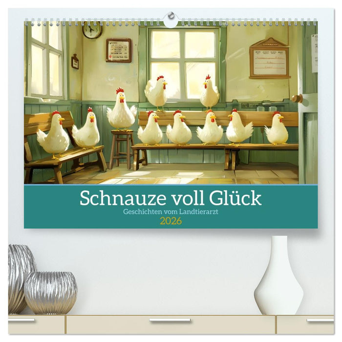 Schnauze voll Glück (CALVENDO Premium Wandkalender 2026)