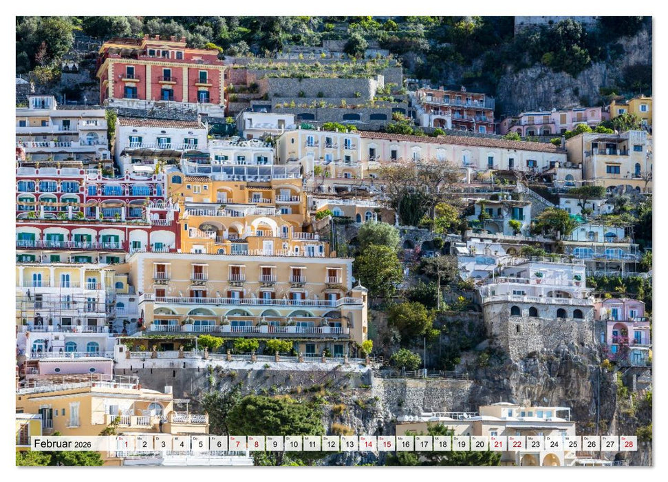 Amalfiküste und Capri - Sehnsuchtsorte (CALVENDO Wandkalender 2026)