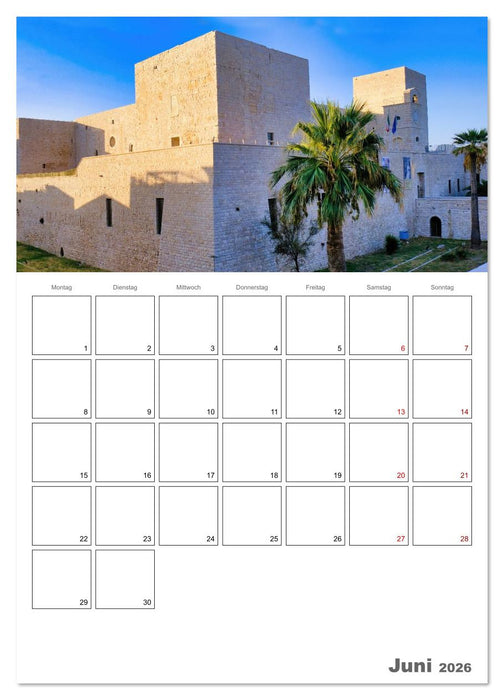 Faszinierendes Apulien (CALVENDO Wandkalender 2026)