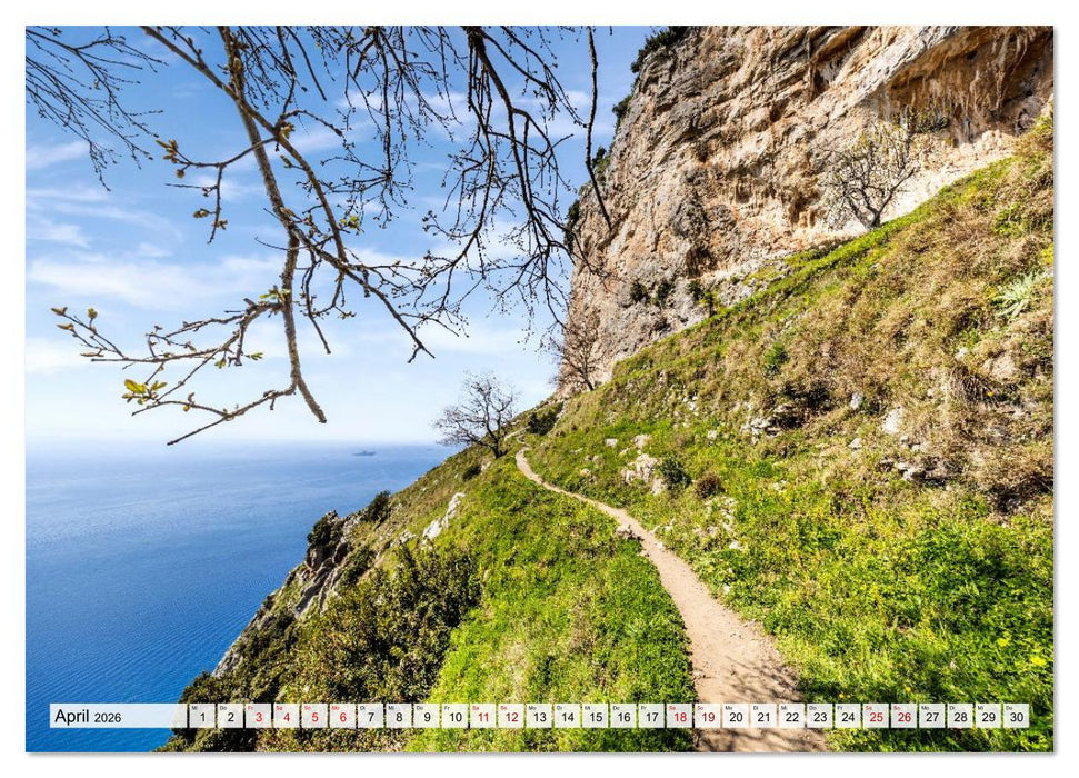 Amalfiküste und Capri - Sehnsuchtsorte (CALVENDO Premium Wandkalender 2026)