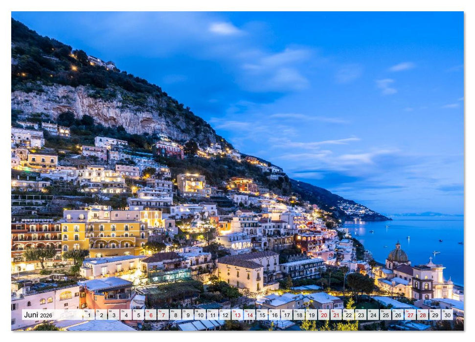 Amalfiküste und Capri - Sehnsuchtsorte (CALVENDO Premium Wandkalender 2026)