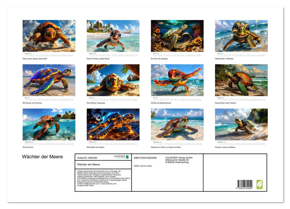 Wächter der Meere (CALVENDO Wandkalender 2026)