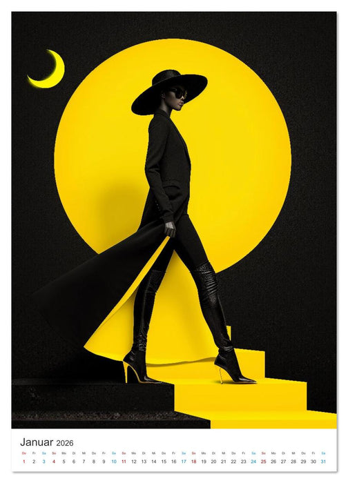 Fashion im Pop-Art (CALVENDO Premium Wandkalender 2026)