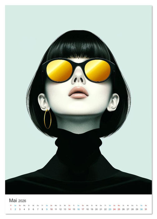 Fashion im Pop-Art (CALVENDO Premium Wandkalender 2026)