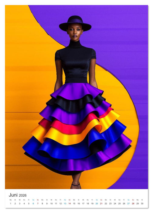 Fashion im Pop-Art (CALVENDO Premium Wandkalender 2026)