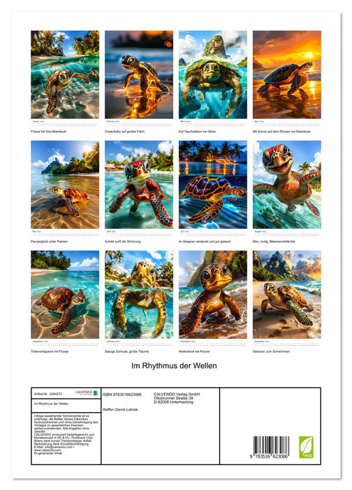 Im Rhythmus der Wellen (CALVENDO Premium Wandkalender 2026)