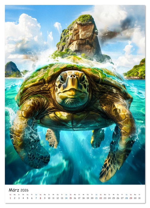 Im Rhythmus der Wellen (CALVENDO Premium Wandkalender 2026)