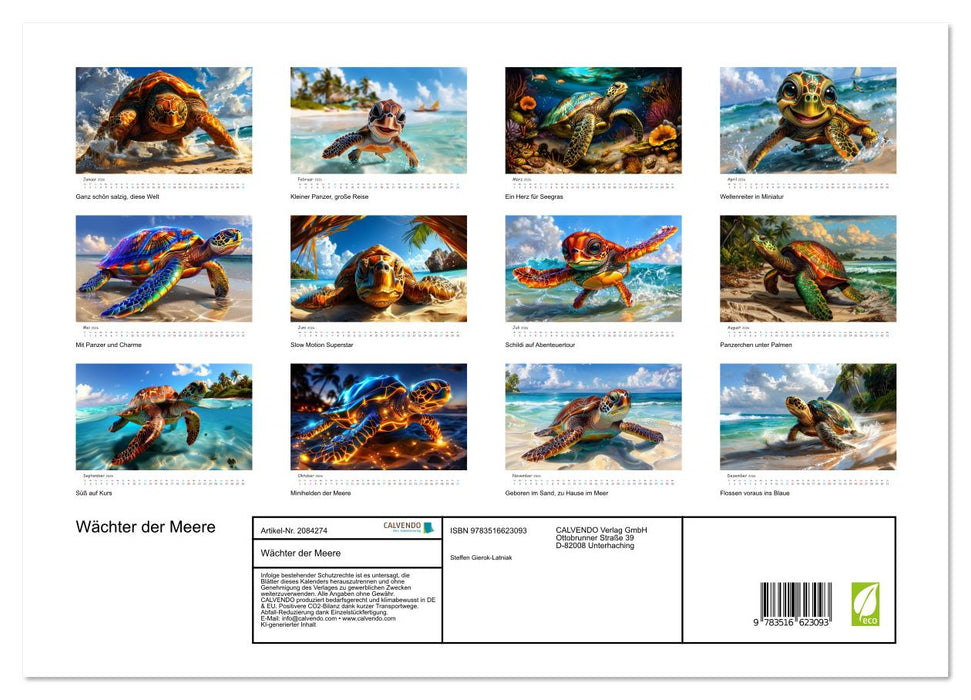 Wächter der Meere (CALVENDO Premium Wandkalender 2026)