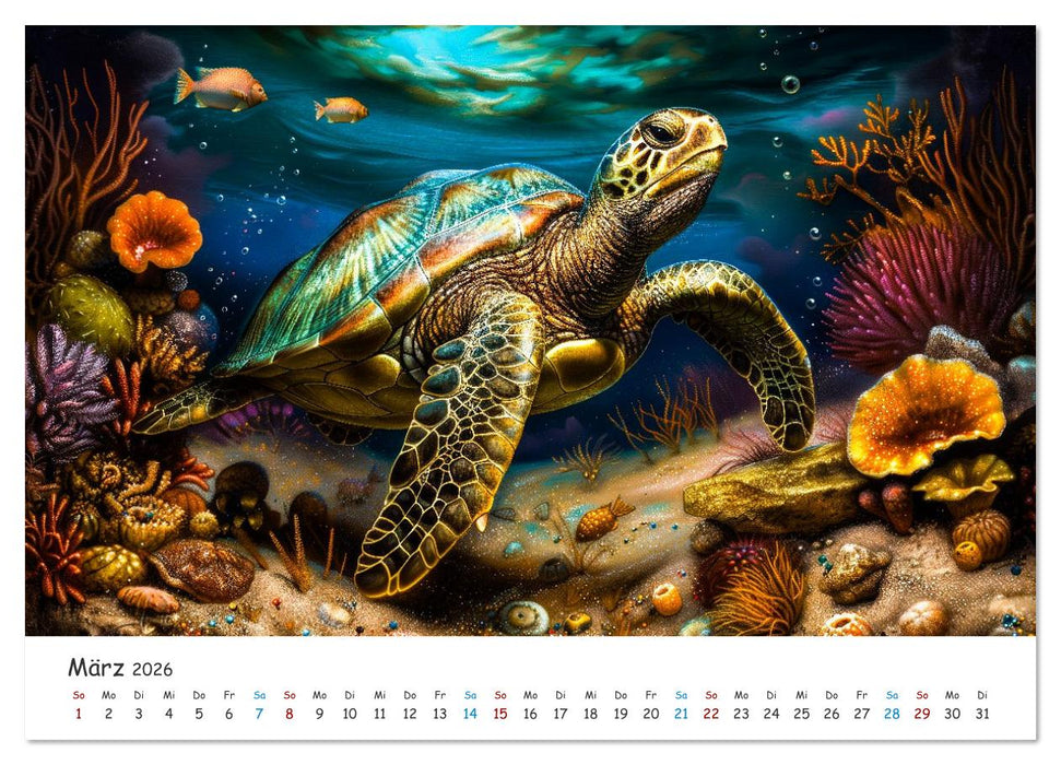 Wächter der Meere (CALVENDO Premium Wandkalender 2026)