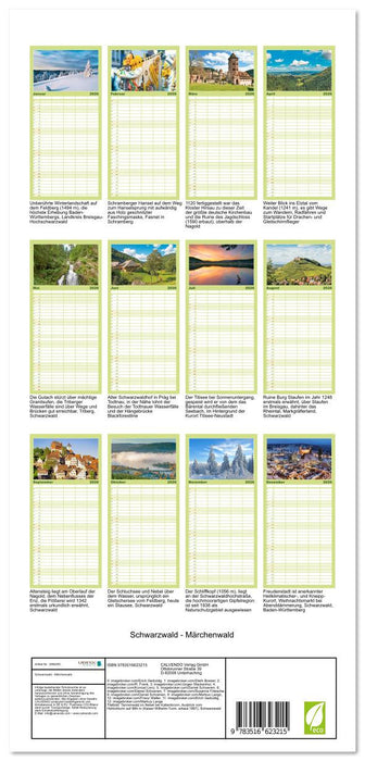 Schwarzwald - Märchenwald (CALVENDO Familienplaner 2026)