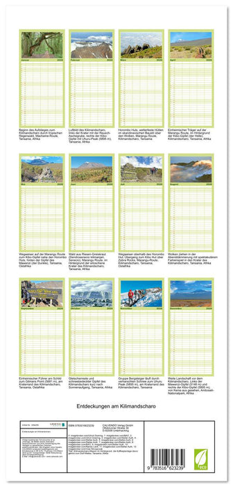 Entdeckungen am Kilimandscharo (CALVENDO Familienplaner 2026)