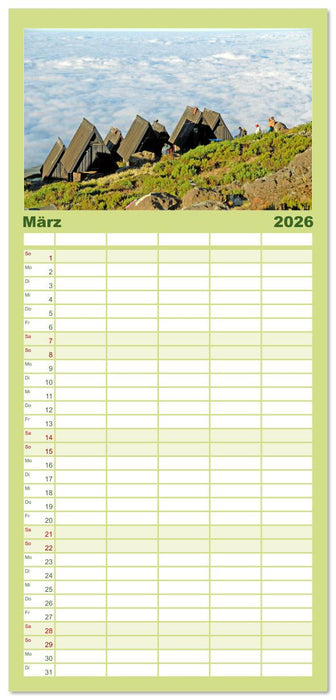 Entdeckungen am Kilimandscharo (CALVENDO Familienplaner 2026)