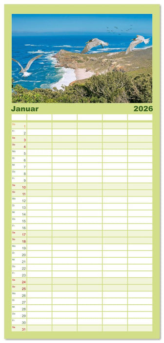 Kapstadt: Leben unterm Tafelberg (CALVENDO Familienplaner 2026)