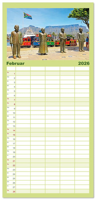 Kapstadt: Leben unterm Tafelberg (CALVENDO Familienplaner 2026)