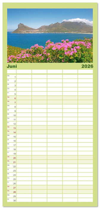 Kapstadt: Leben unterm Tafelberg (CALVENDO Familienplaner 2026)