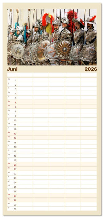 Schönes Sizilien: die Sonneninsel Italiens (CALVENDO Familienplaner 2026)