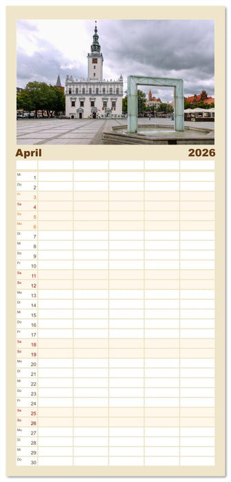 Polen. Von Krakau bis Danzig: Bilder voller Atmosphäre (CALVENDO Familienplaner 2026)