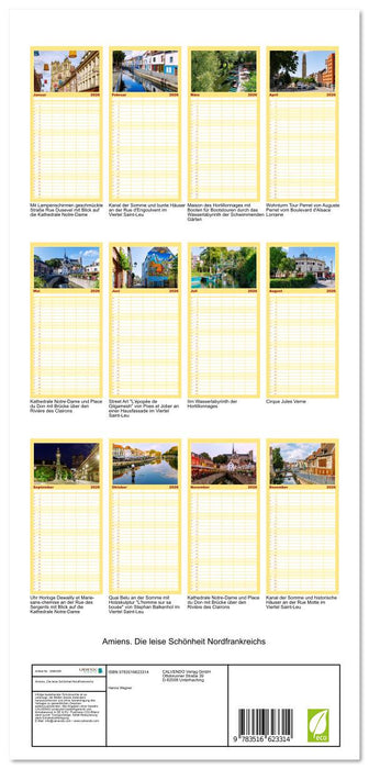 Amiens. Die leise Schönheit Nordfrankreichs (CALVENDO Familienplaner 2026)