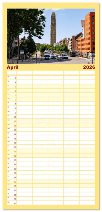 Amiens. Die leise Schönheit Nordfrankreichs (CALVENDO Familienplaner 2026)
