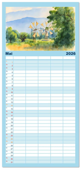 Kretische Impressionen (CALVENDO Familienplaner 2026)