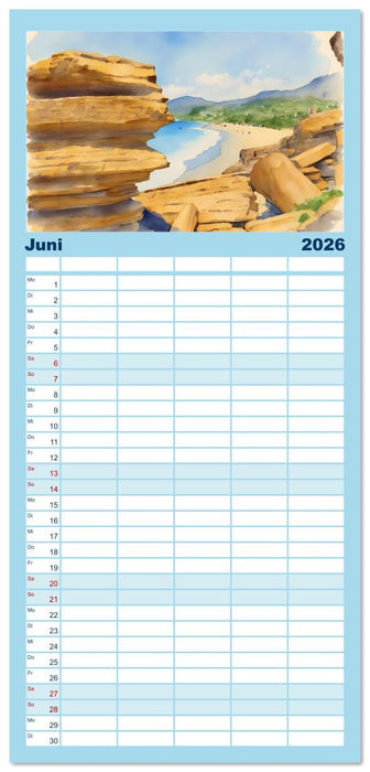 Kretische Impressionen (CALVENDO Familienplaner 2026)