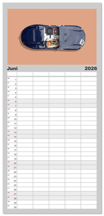 Two-Seater Racing Cars 1950-1960 (CALVENDO Familienplaner 2026)